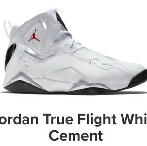 Jordan true flight white cement